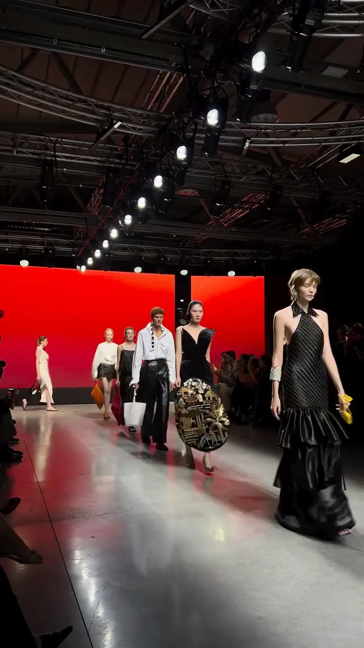 Runway finale of Phan Dang Hoang’s LACQUER show
